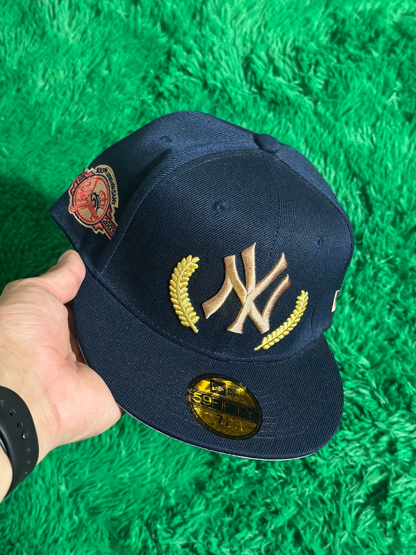 New York Yankees New Era Navy Gold Leaf