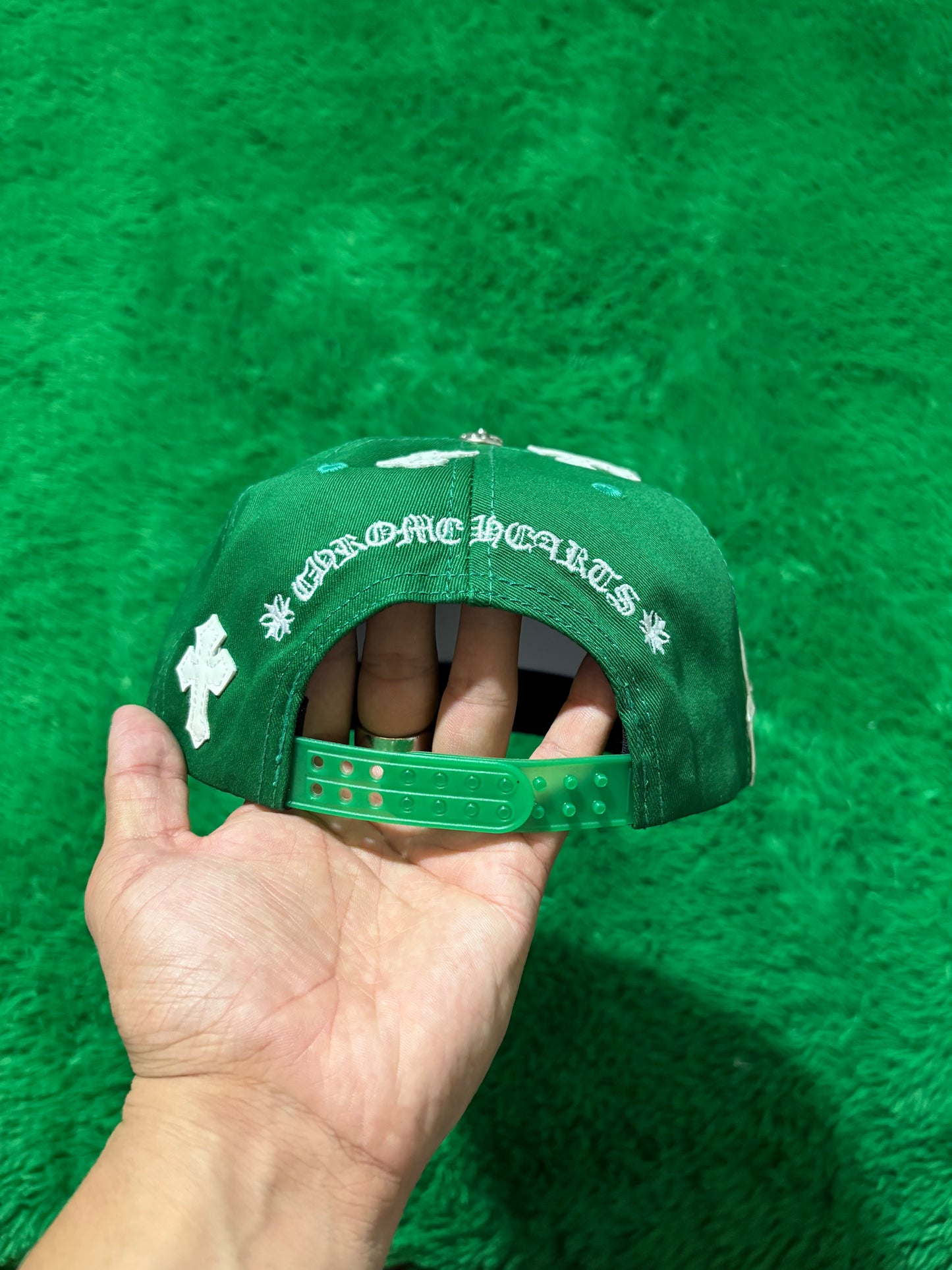 Chrome Hearts Cross Patch Green