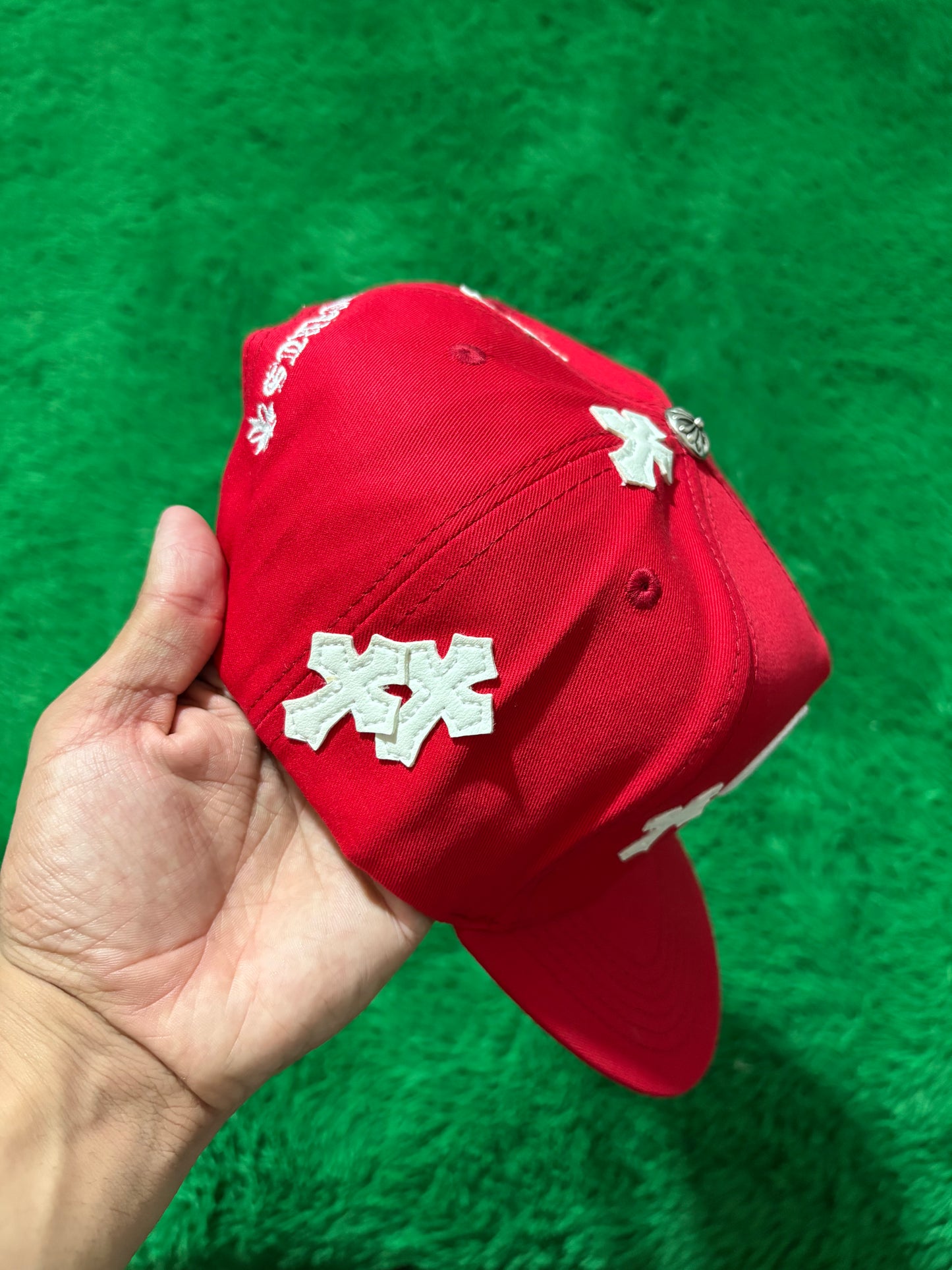 Chrome Hearts Cross Patch Red