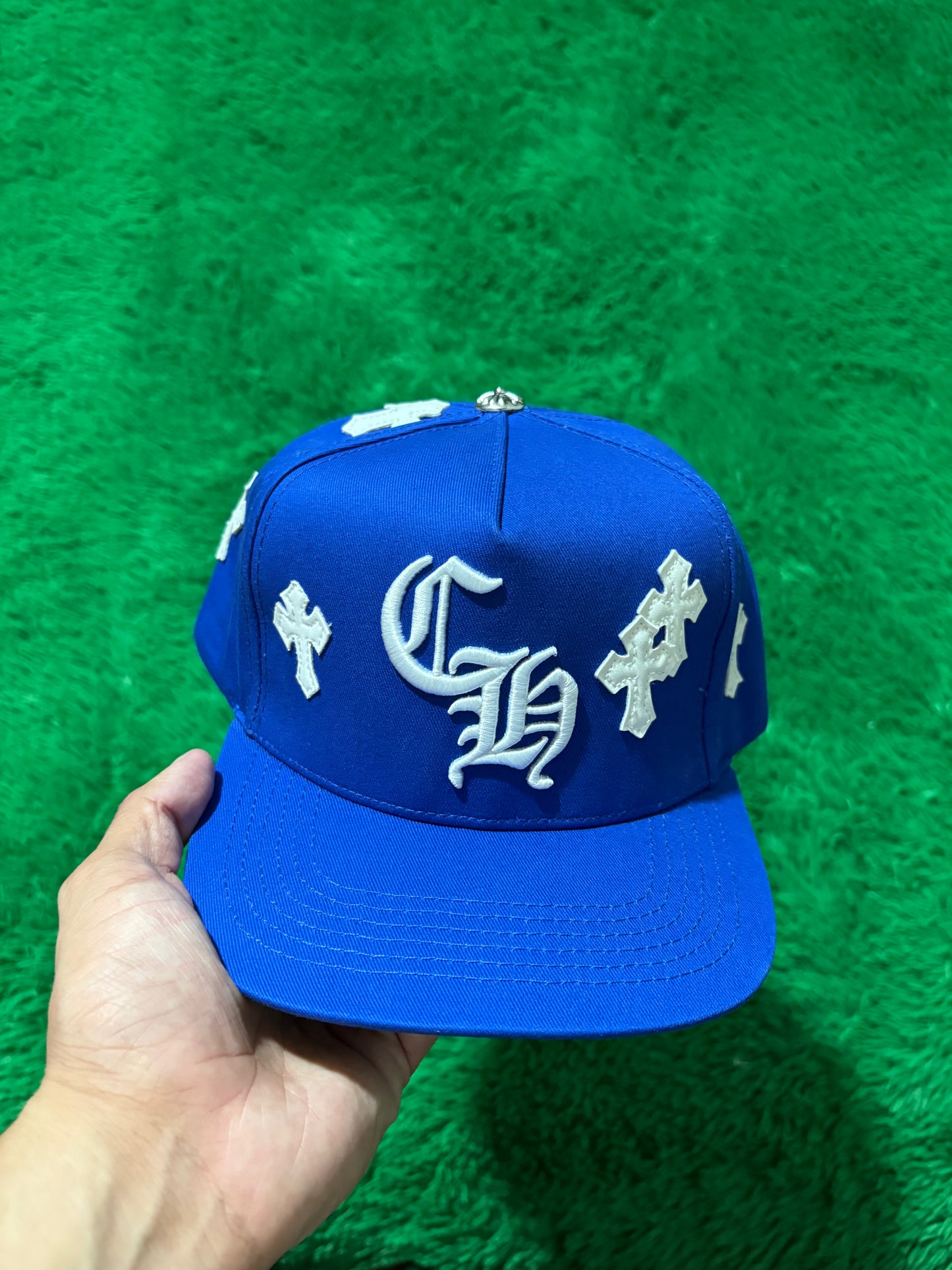 Chrome Hearts Cross Patch Blue