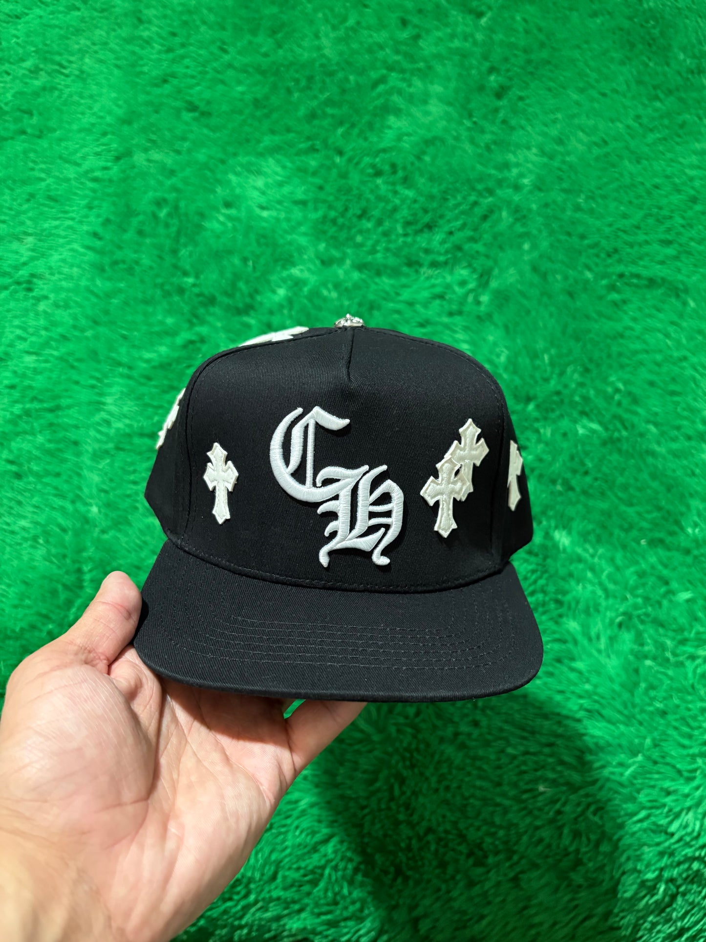 Chrome Hearts Cross Patch Black