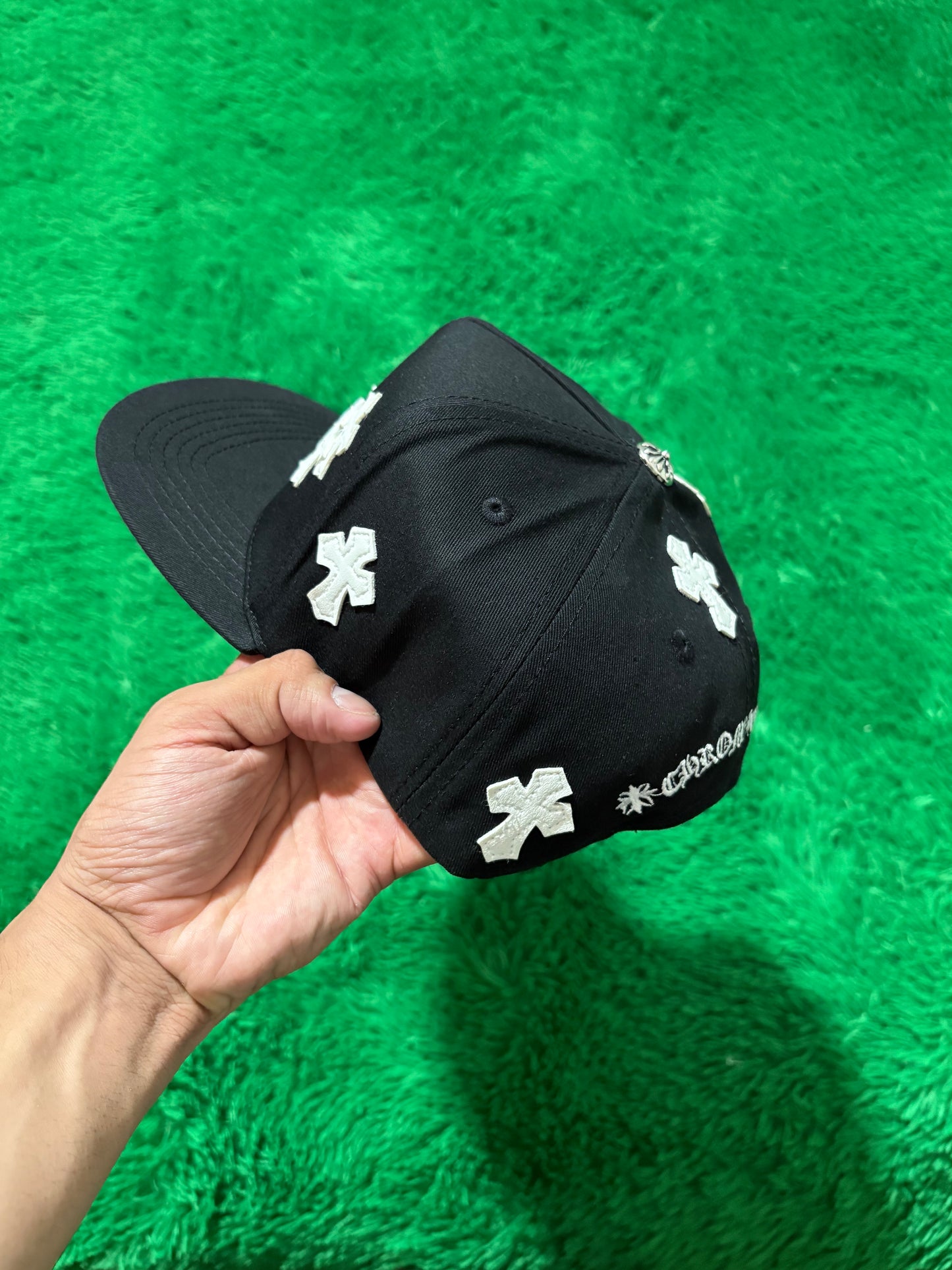 Chrome Hearts Cross Patch Black