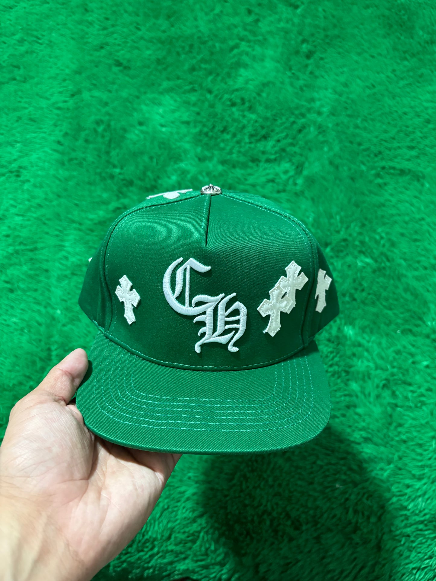 Chrome Hearts Cross Patch Green