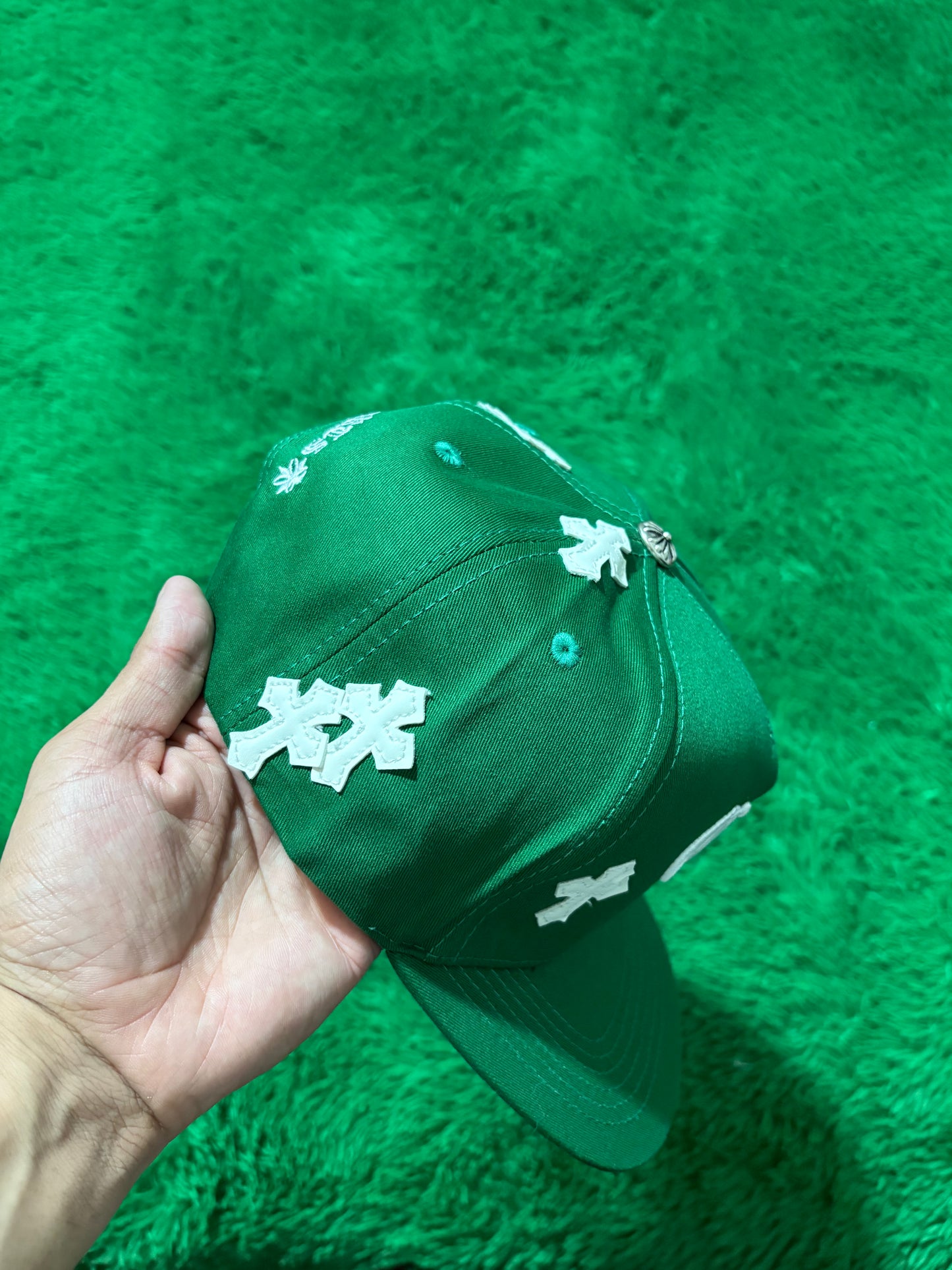 Chrome Hearts Cross Patch Green