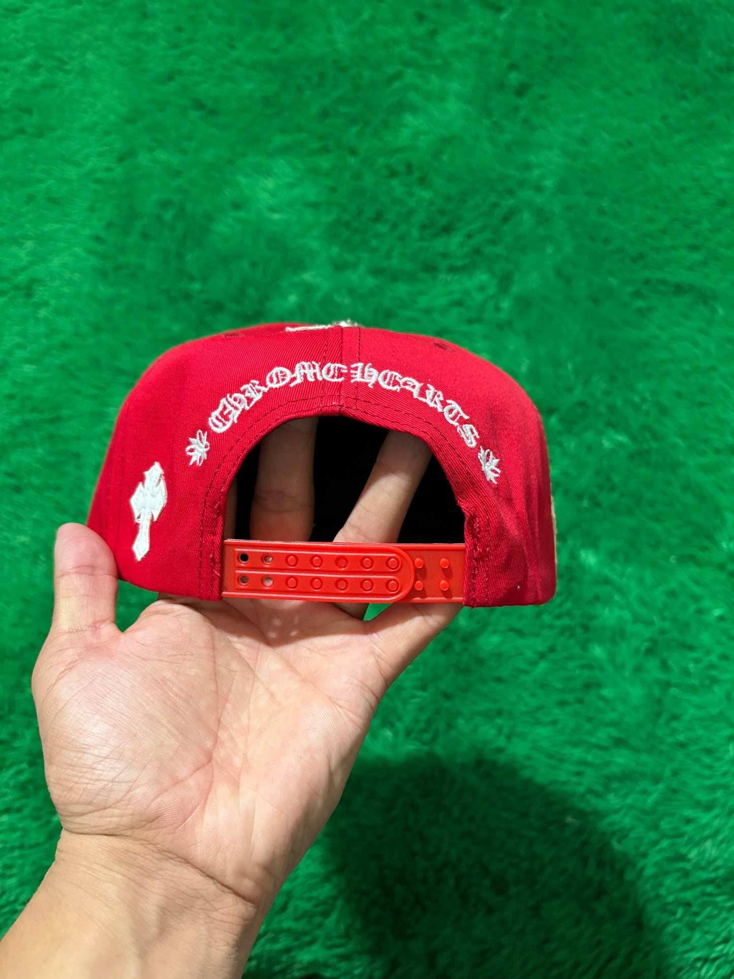 Chrome Hearts Cross Patch Red